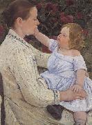 Mary Cassatt The Child's Caress oil painting reproduction
